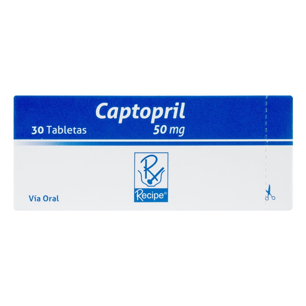 Captopril Mg Tabletas Rc Farmaster Droguer As