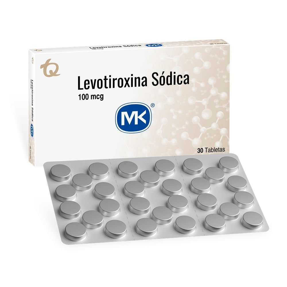 LEVOTIROXINA MK 100mcg 30 Tabs Farmaster Droguerías