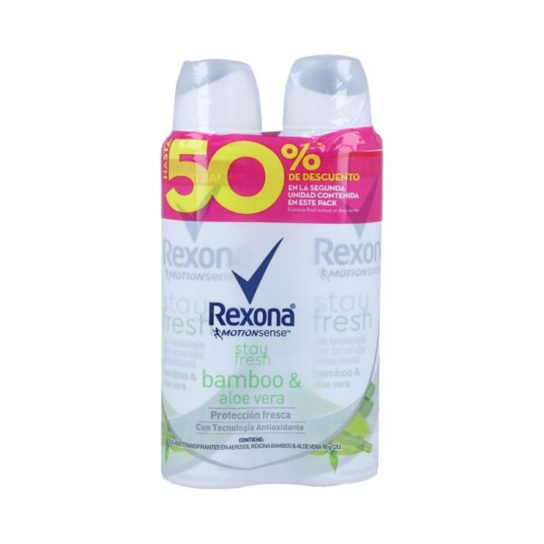 2 Desodorante REXONA SPR.BAMBO 90gr