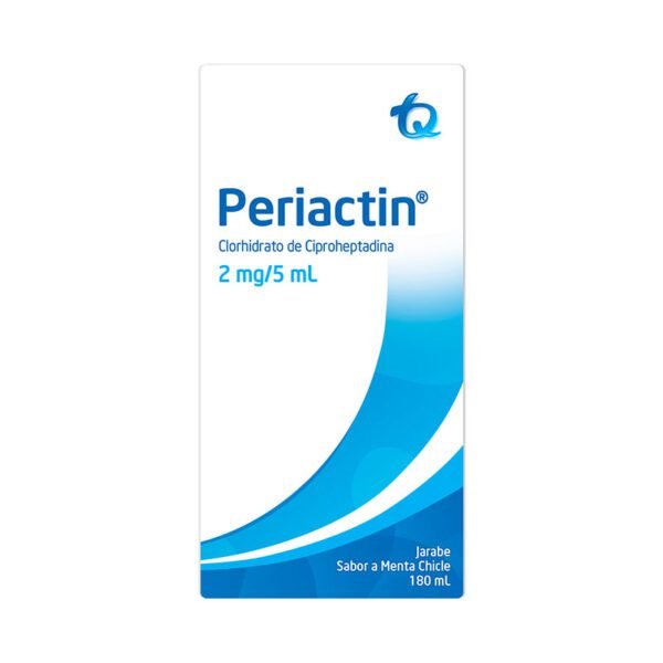 PERIACTIN 2mg/5mL MENTA CHICLE 180mL CIPROHEPTADINA