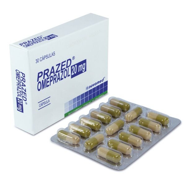 PRAZED 20mg 30 Cápsulas OMEPRAZOL