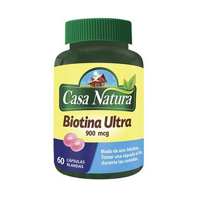 BIOTINA ULTRA CASA Natural 60 Cápsulas - Farmaster Droguerías