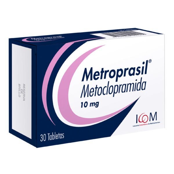 METROPRASIL Metocloropramida 10mg 30 Tabs ICOM - FARMASTER Drogerías en Medellín y Bello - Precio en Rebaja