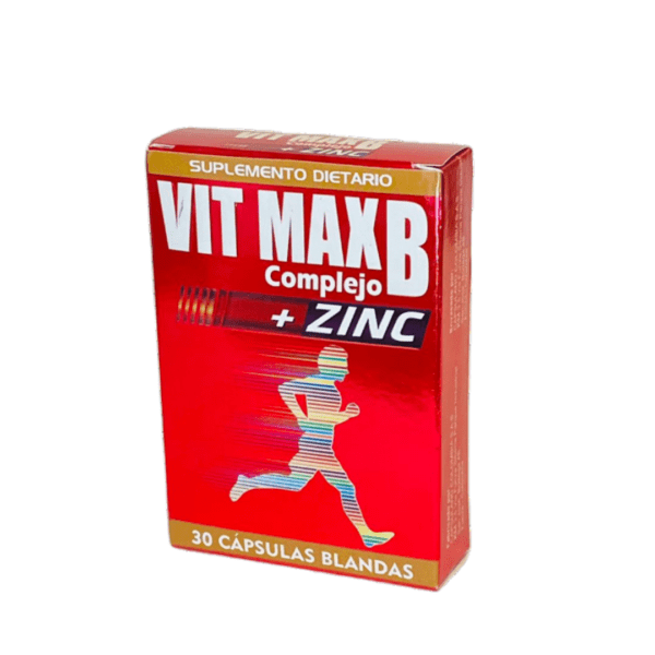 VIT MAX B 30 Cápsulas Complejo B - FARMASTER Droguerías en Medellín y Bello