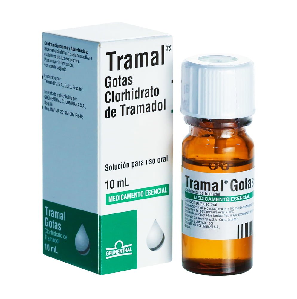 TRAMAL Gotas 10mL TRAMADOL - Farmaster Droguerías