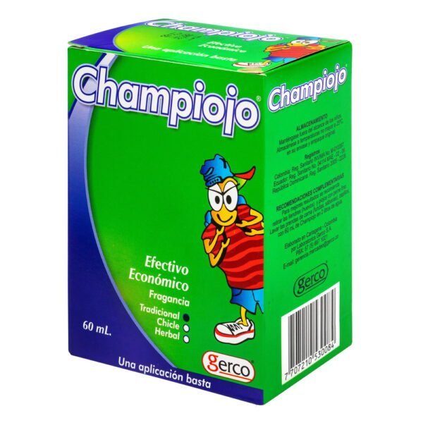 Shampoo CHAMPIOJO 60mL TRADICIONAL+PEINE