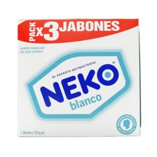 3 Jabónes NEKO Blanco 125gr