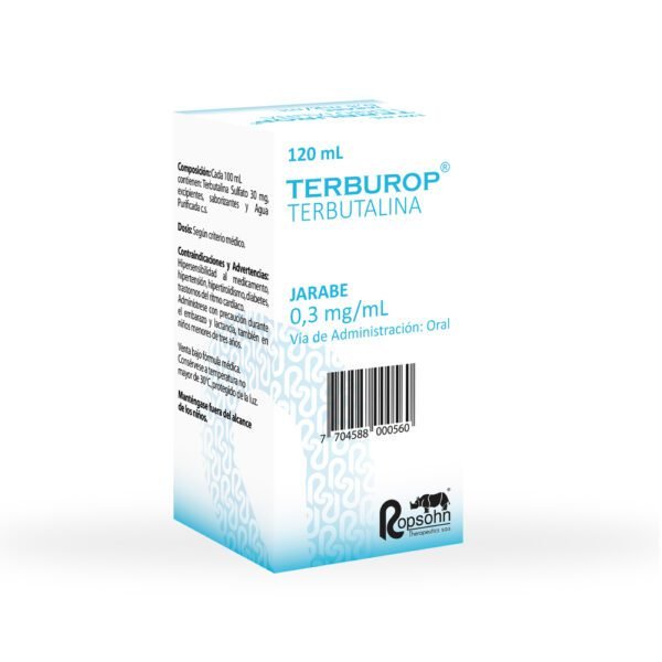 TERBUROP Jarabe 120mL TERBUTALINA