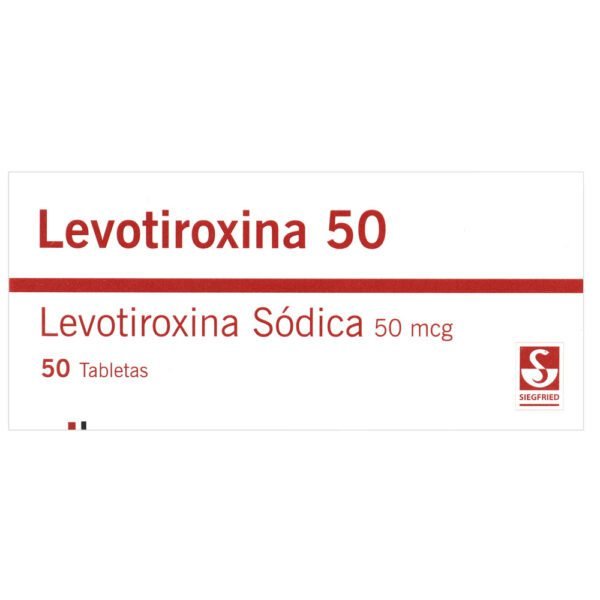 LEVOTIROXINA 50mcg 50 Tabs SIEGFRIED