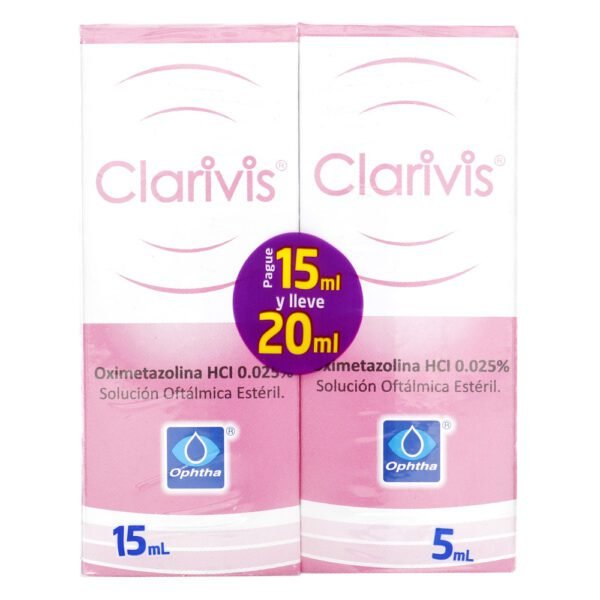 CLARIVIS 0.025% 15mL+CLARIVIS 0.025% 5mL