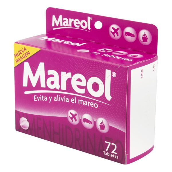 MAREOL 72 Tabletas           DIMENHIDRINATO