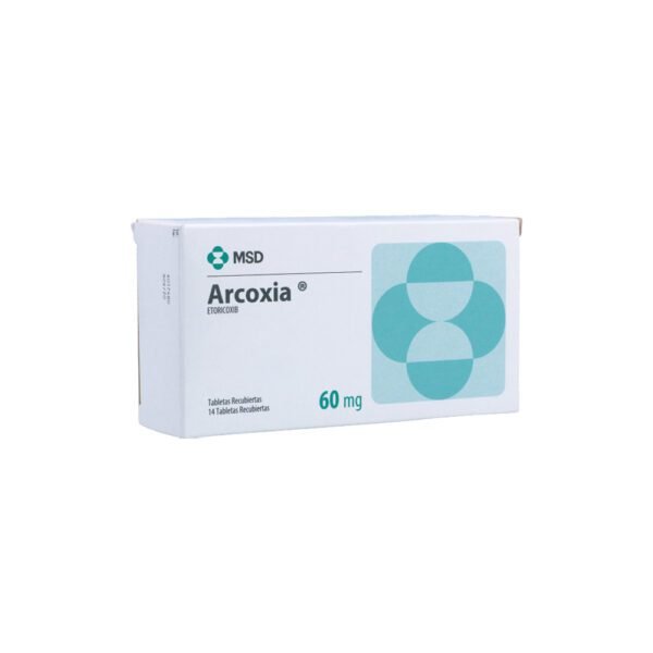 ARCOXIA 60mg 14 Tabletas ETORICOXIB