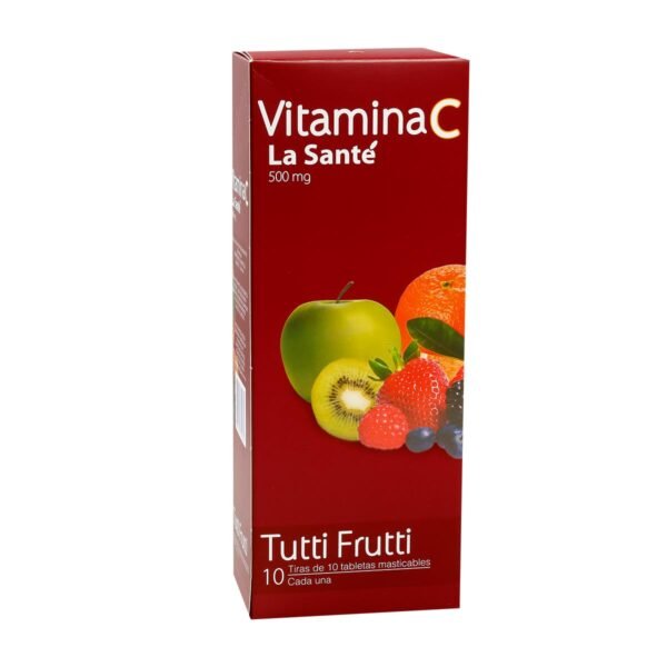 Vitamina C TUTTIFRUTI 100 TAB Acido ASCORBICO