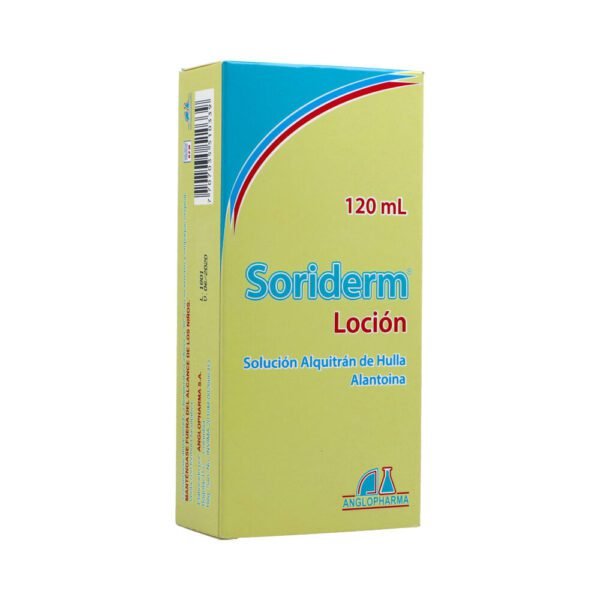 SORIDERM Loción 120mL ALQUITRAN ALANTOINA ANGLOPHARMA