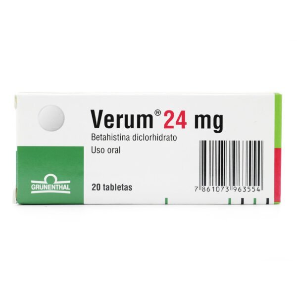 VERUM 24mg 20 Tabletas