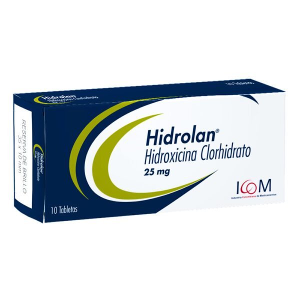 HIDROLAN 25mg 20 Tabs ICOM HIDROXICINA