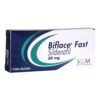 BIFLACE FAST 50mg 2 Tabs Masticable IC MQ SILDENAFIL