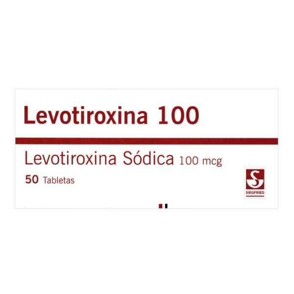 LEVOTIROXINA 100mcg 50 Tabs SIEGFRIED