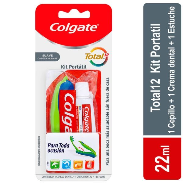 KIT VIAJERO COLGATE Cepillo + Crema 22mL