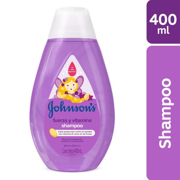 Shampoo J&J BABY Fuerza y Vitamina E 400mL