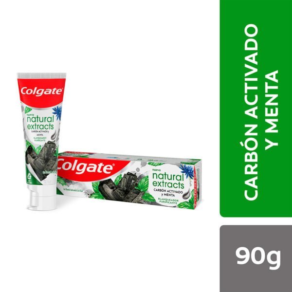 Crema Dental COLGA.GEL NAT.EXT.PURI.CARB.90gr