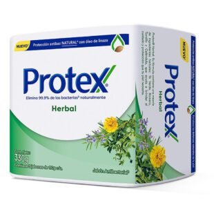 3 Jabones PROTEX HERBAL Antibacterial 110gr