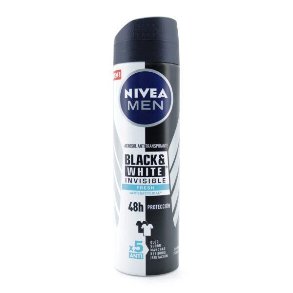 Desodorante NIVEA SPR.BLACK WHITE FRESH 150mL H