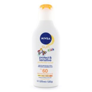 Bloqueador NIVEA SUN FPS60 KIDS SENSIT.125mL