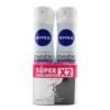 2 Desodorantes NIVEA SPR.Black & White M 150mL