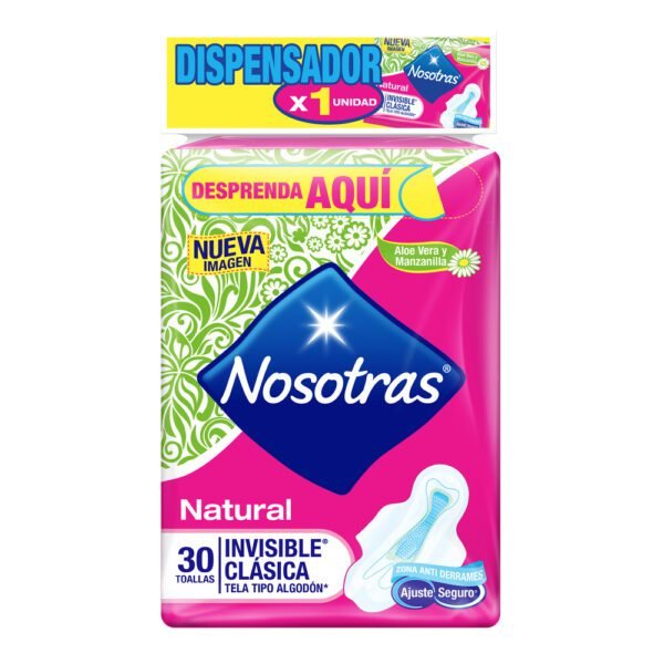 Toallas NOSOTRAS NATURAL INV.CLAS.TELA 30Unds