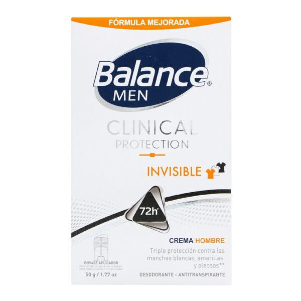 Desodorante BALANCE Crema CLINI.INVISIBLE 50gr H
