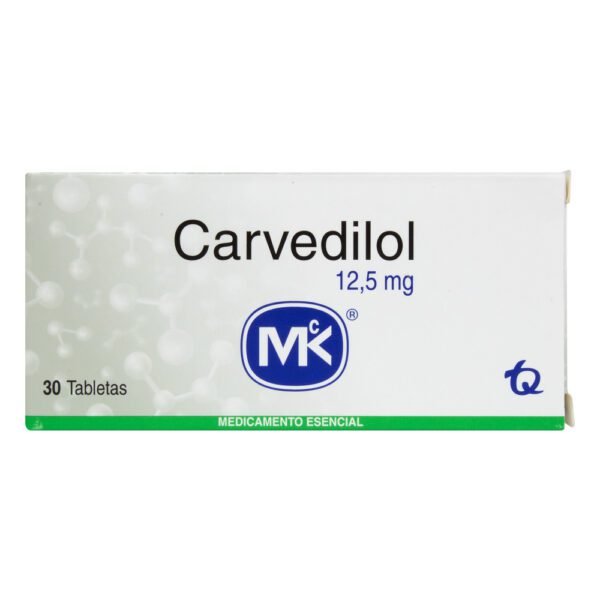 CARVEDILOL 12.5mg 30 Tabs MK(M)14820