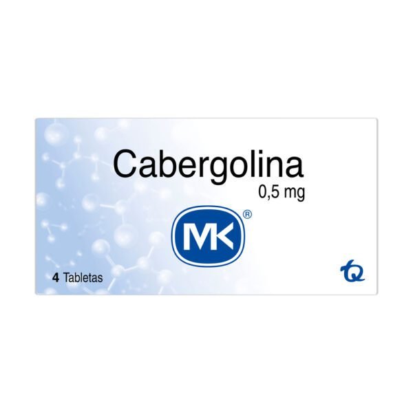 CABERGOLINA 0.5mg 4 Tabletas MK(M)31524