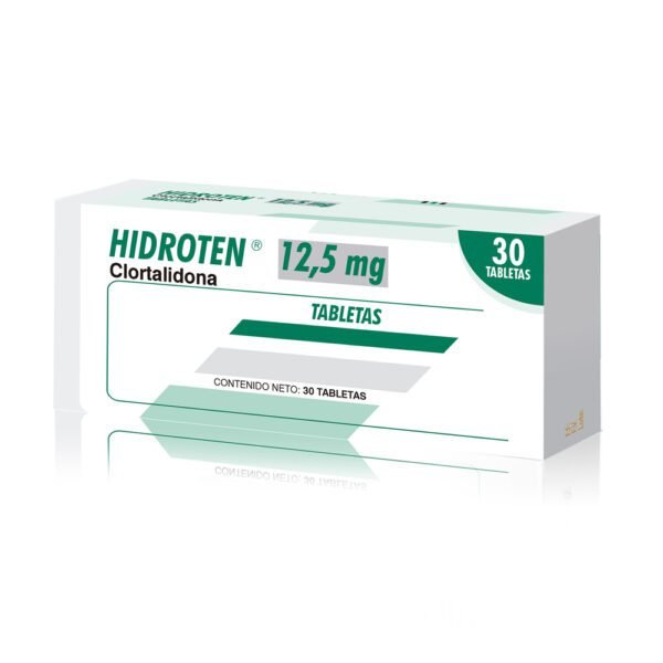 HIDROTEN 12.5mg 30Tabletas CLORTALIDONA