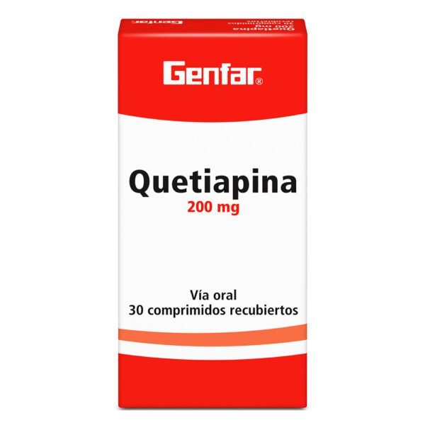 QUETIAPINA 200mg 30 Tabs GF