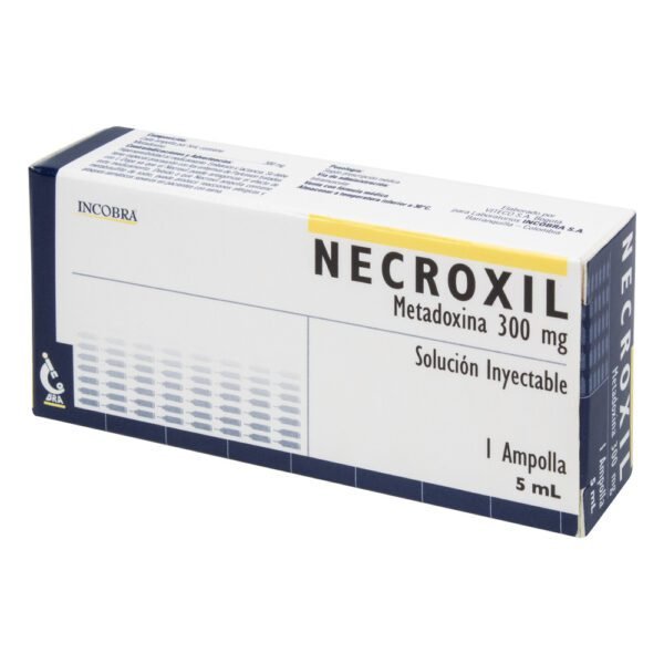 NECROXIL 300mg INYECTABLE Ampolla 5mL METADOXINA