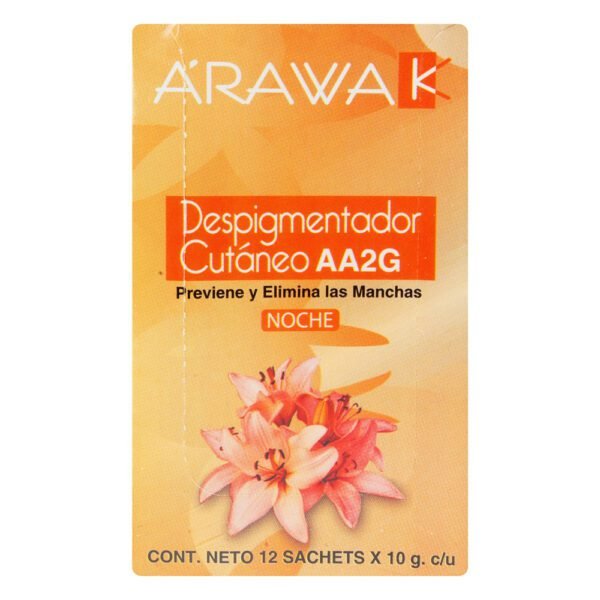 Despigmentador Cutaneo ARAWAK NOCHE 10gr X 12 Sobres