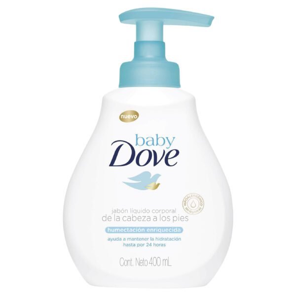 Jabón DOVE BABY Líquido HUMEC.ENRI.400mL