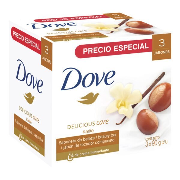 3 Jabónes DOVE Karite 90gr