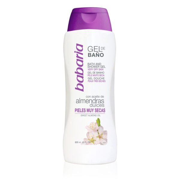 Gel BABARIA BANO Aceite ALMENDRA 600mL