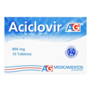 ACICLOVIR 800mg 10 Tabletas AG