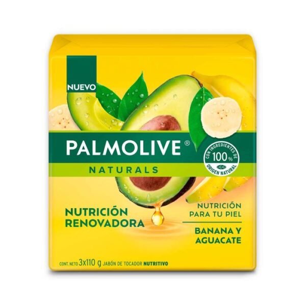 3 Jabones PALMOLIVE BANANA.AGUACATE 110gr
