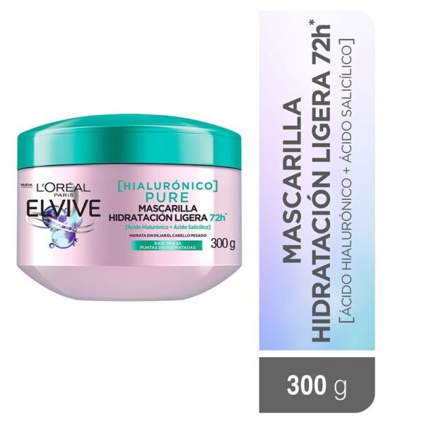 Mascarilla ELVIVE HIDRA HIALUR.PURE 300gr