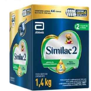 SIMILAC 2 5HMOS Caja 1400gr (4Bolsas 350gr)