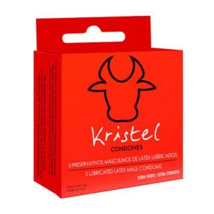 Preservativo EXTRAFUERTE KRISTEL 3Unds