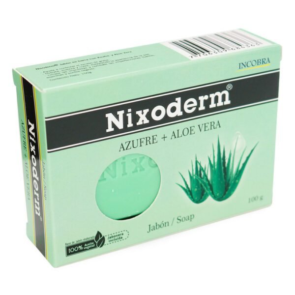 Jabón NIXODERM AZUFRE ALOE VERA 100gr