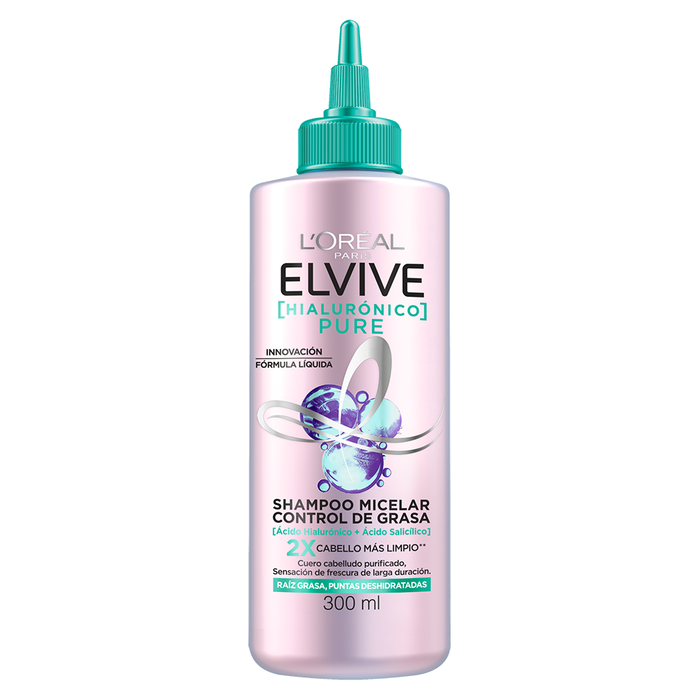 Shampoo ELVIVE HIDRA HIALURONICO PURE 300mL Farmaster Droguerías