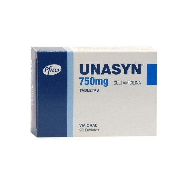 UNASYN 750mg 20 Tabletas SULTAMICILINA