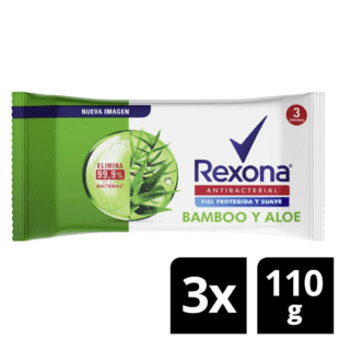 3 Jabones REXONA BAMBOO E ALOE 110gr