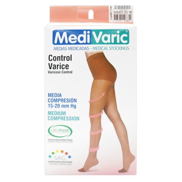 Medias MEDIVARIC Cadera M Beige Media COM.NTI